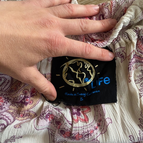 Planet Blue flowy disco romper - Picture 3 of 4